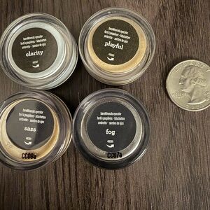 bareMinerals Loose Eyeshadow Quartet — Clarity, Playful, Sass, Fog